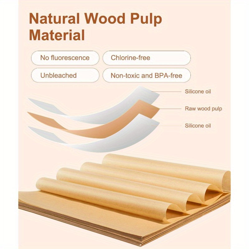 180 Sheets Air Fryer Parchment Paper Liners - Non-Stick, Pre-Cut 6x6 Inch (15x15cm) - Heavy-Duty, for Oven, Air Fryer, Steamer, Baking, Roasting - Non-Toxic, Easy Cleanup, Perfect for Home & Commercial Kitchens - Ideal for Cookies, Pastries, Chicken