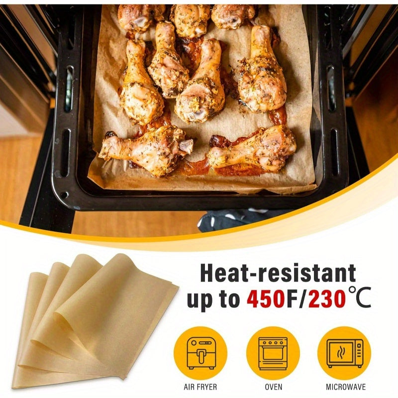 Parchment Paper Sheets Baking 16 - 24in Precut Non - Stick Parchment Paper Unbleached Baking Sheet Paper Air Fryer, Baking, Grilling, Steaming, Oven Suitable Bread Cake Cookies 150P