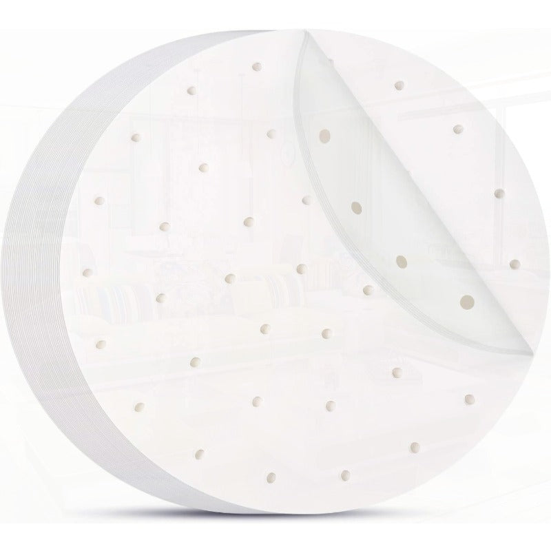 200pcs 11 Inch Disposable White Perforated Parchment Paper Sheets for Air Fryer & Steaming Basket - Non-Stick, Heat-Resistant, Easy Cleanup, Perfect for Baking, Roasting, and Steaming, Air Fryer Accessories, Baking Essentials, Perforated Design,