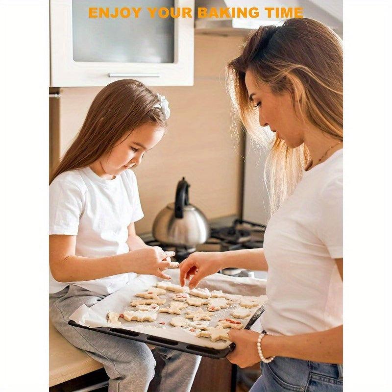 200 Sheets Non-Stick Parchment Paper Baking Sheets - Precut 12x16 Inch Large White Baking Paper with Rounded Edges, Individually Wrapped for Oven, Air Fryer, Grilling, Steaming - 450°F Safe, High Quality & Disposable, Natural Wood Pulp, Pre-Cut for Easy