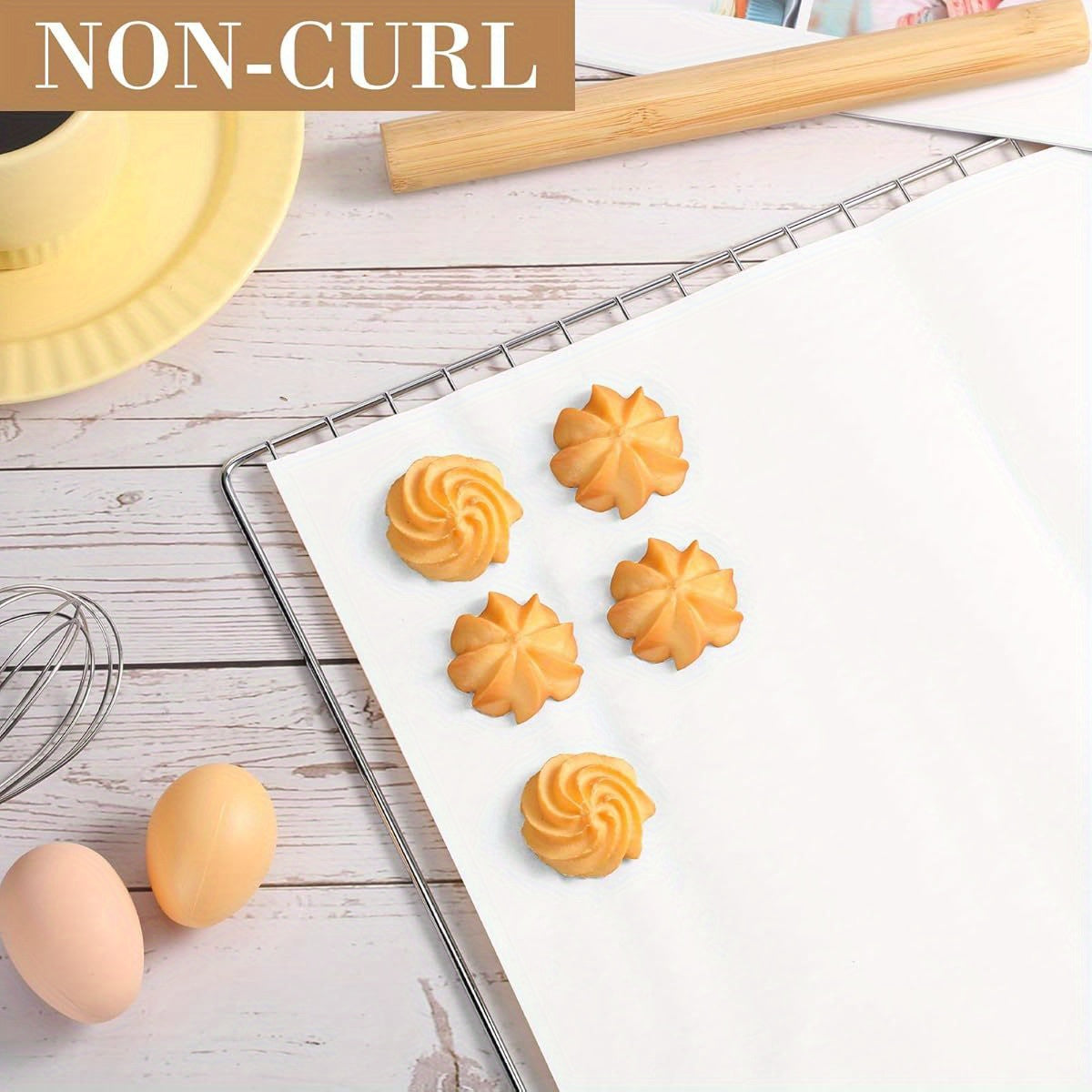 200pcs Heavy Duty Parchment Paper Baking Sheets - Nonstick, Precut, 13x18 Inch, Perfect for Cookies, Steaming, Grilling, and Air Fryer Cooking, White, Baking Sheets for Oven