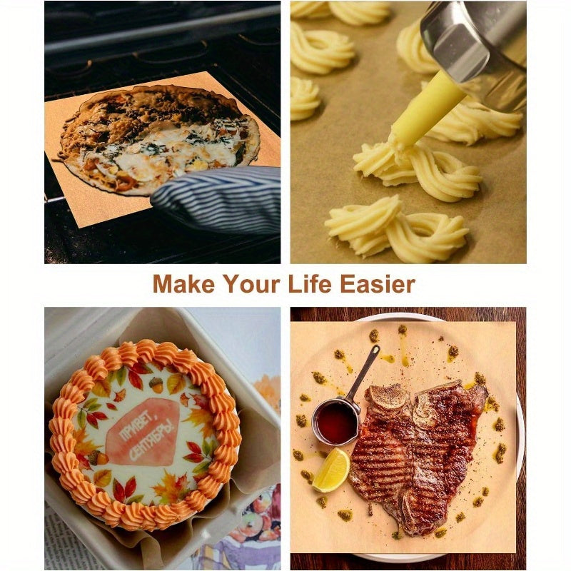 180 Sheets Air Fryer Parchment Paper Liners - Non-Stick, Pre-Cut 6x6 Inch (15x15cm) - Heavy-Duty, for Oven, Air Fryer, Steamer, Baking, Roasting - Non-Toxic, Easy Cleanup, Perfect for Home & Commercial Kitchens - Ideal for Cookies, Pastries, Chicken