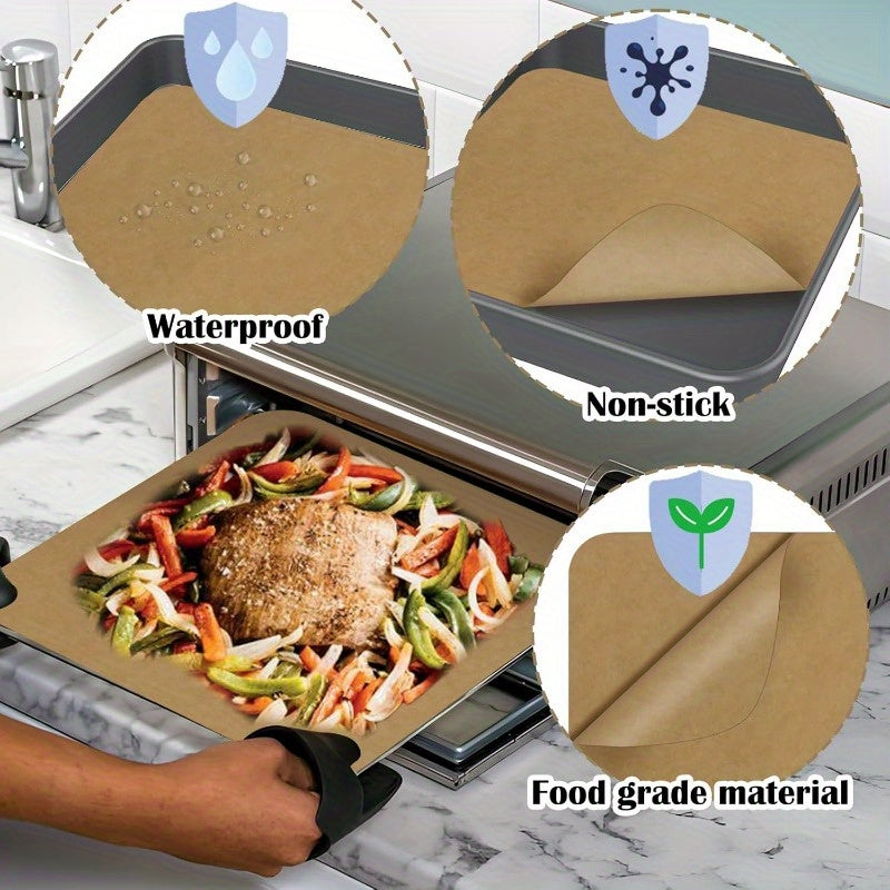 120 Sheets 12 inch Air Fryer Parchment Paper SquaresNon Stick Baking Disposable Paper Liner Compatible with Ninja Foodi SP101 SP201 SP301 SP351 Pre Cut Unbleached Parchment Paper for Toaster Ovens