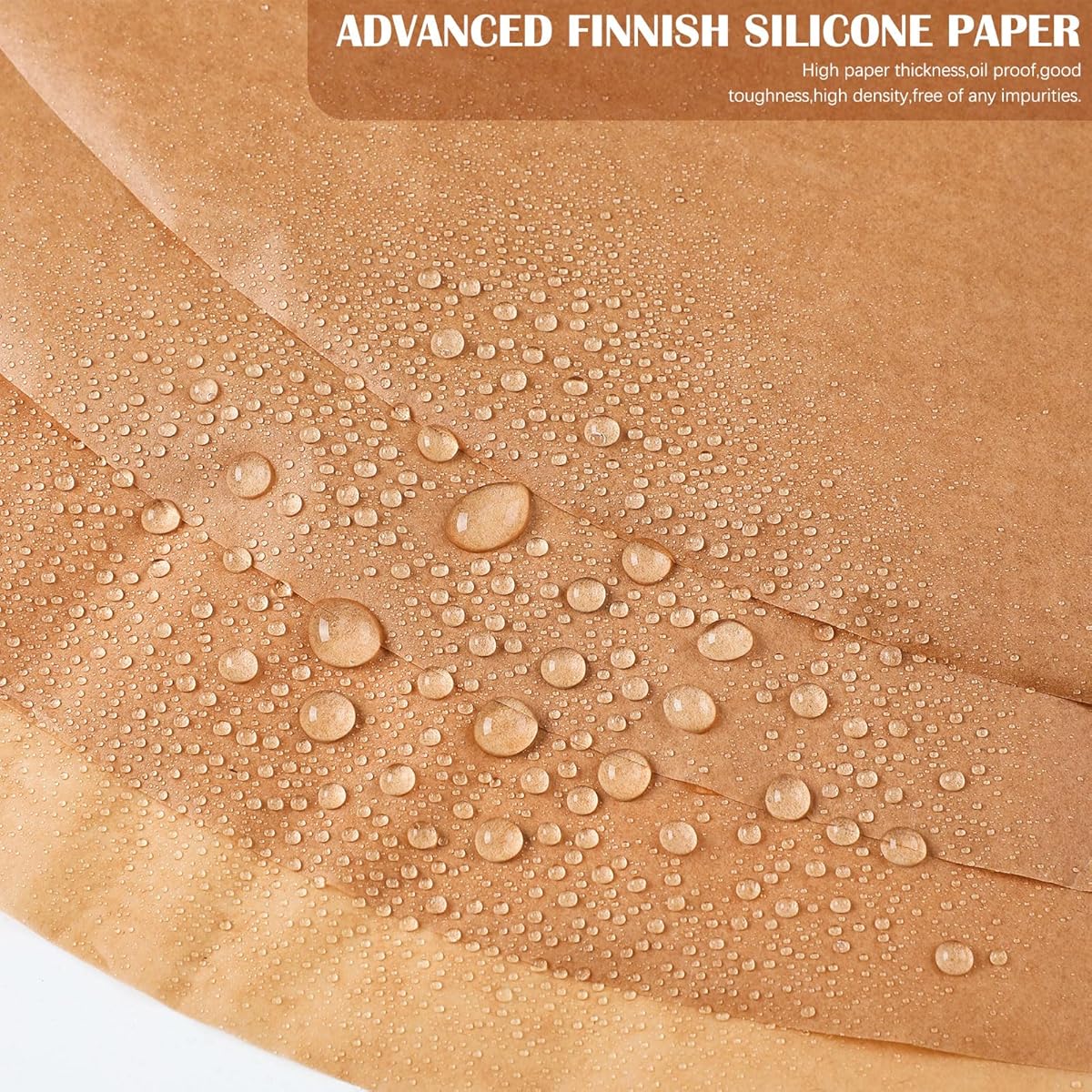 40pcs 20 Inch Round Parchment Paper Liners - Disposable Unbleached Baking Sheets for Cake Pans, Air Fryer, Steamer, BBQ, Pizza, Meats & Vegetables - Non-Stick, Easy Cleanup, Perfect for Parties & Home Baking, Baking Sheets for Oven, Party Essentials,