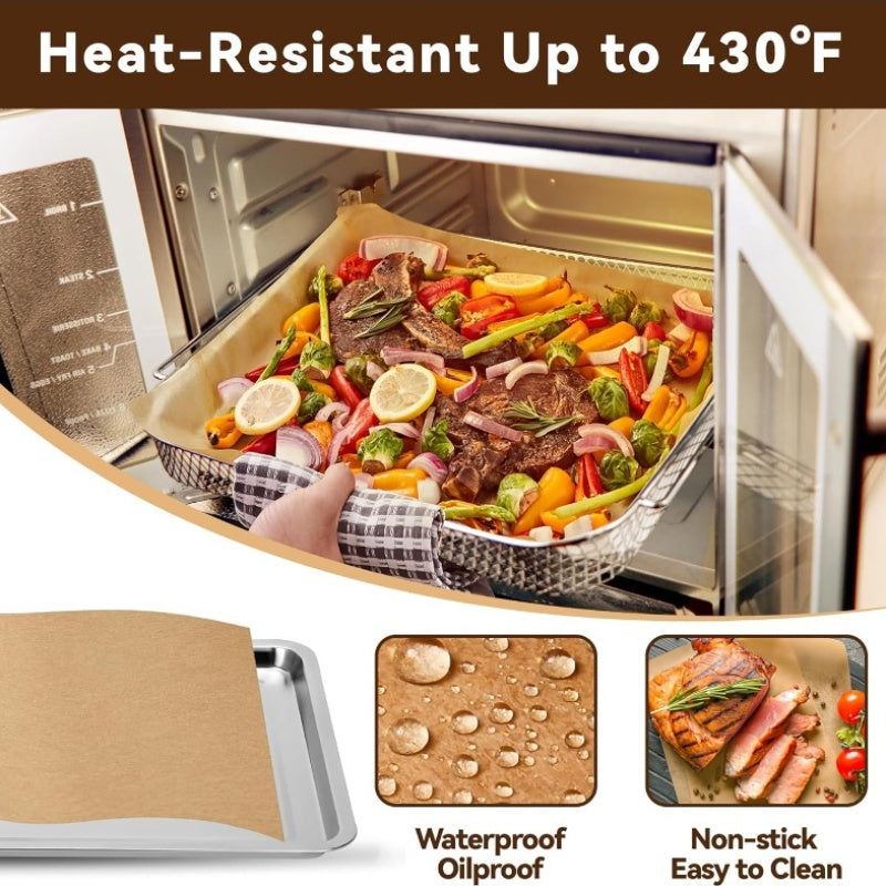 []Air Fryer Liners Disposable 200pcs Parchment Paper Sheets Compatible with Emeril Lagasse 26 QT Extra Large Air Fryer Accessories for Emeril 26 Qt Toaster Oven, Air Fryer Liners Extra Large, Disposable Air Fryer Liners, Air Fryer Paper Liners, Air Fryer
